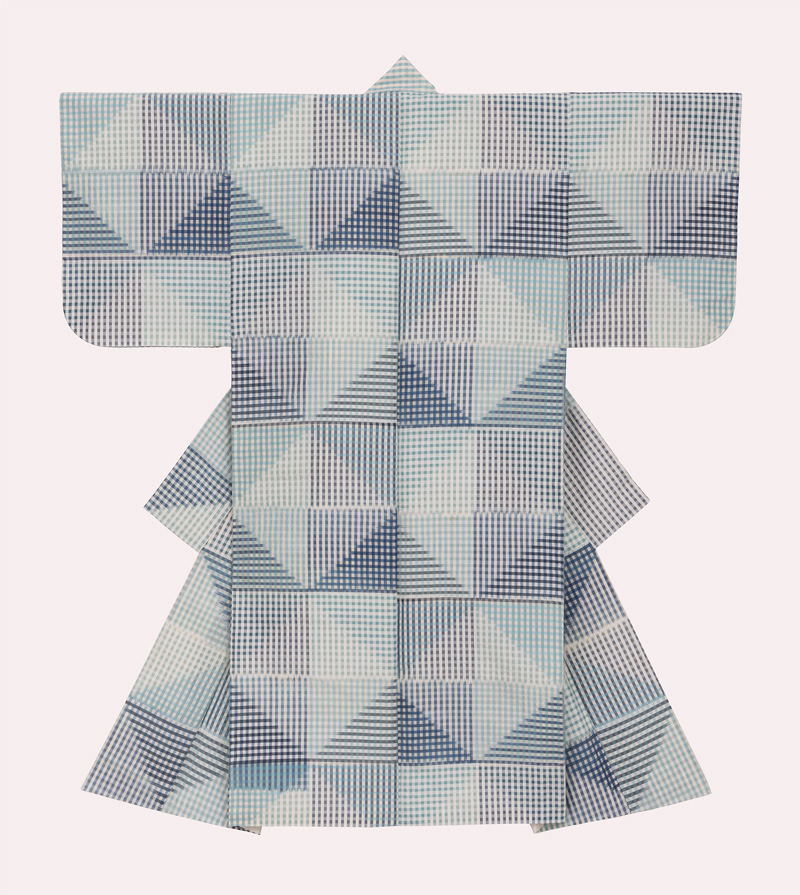 小袖《Francesco》 2020年 志村ふくみ監修 制作 都機工房 2021年 志村ふくみ監修 制作 都機工房 特別展 志村ふくみ　百一寿 －夢の浮橋－ 細見美術館 京都