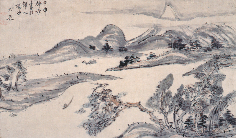 青木木米 《富士望見図》 文政7年(1824) 細見美術館蔵 水の情景、涼へのいざない 細見美術館 京都