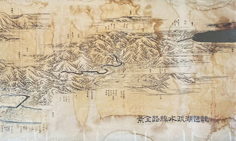 岡田一郎 《横断する眺望》(部分) 2002年 水の情景、涼へのいざない 細見美術館 京都